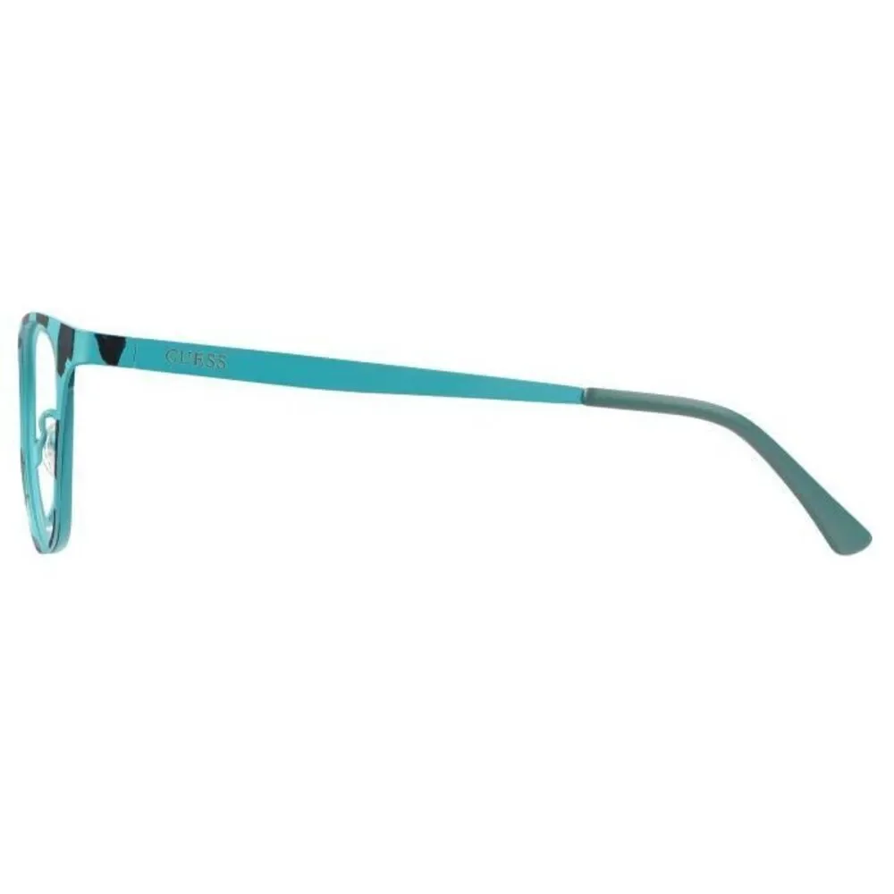 NWT Guess 3010 089 Turquoise Cat Eye 51mm Eyeglasses